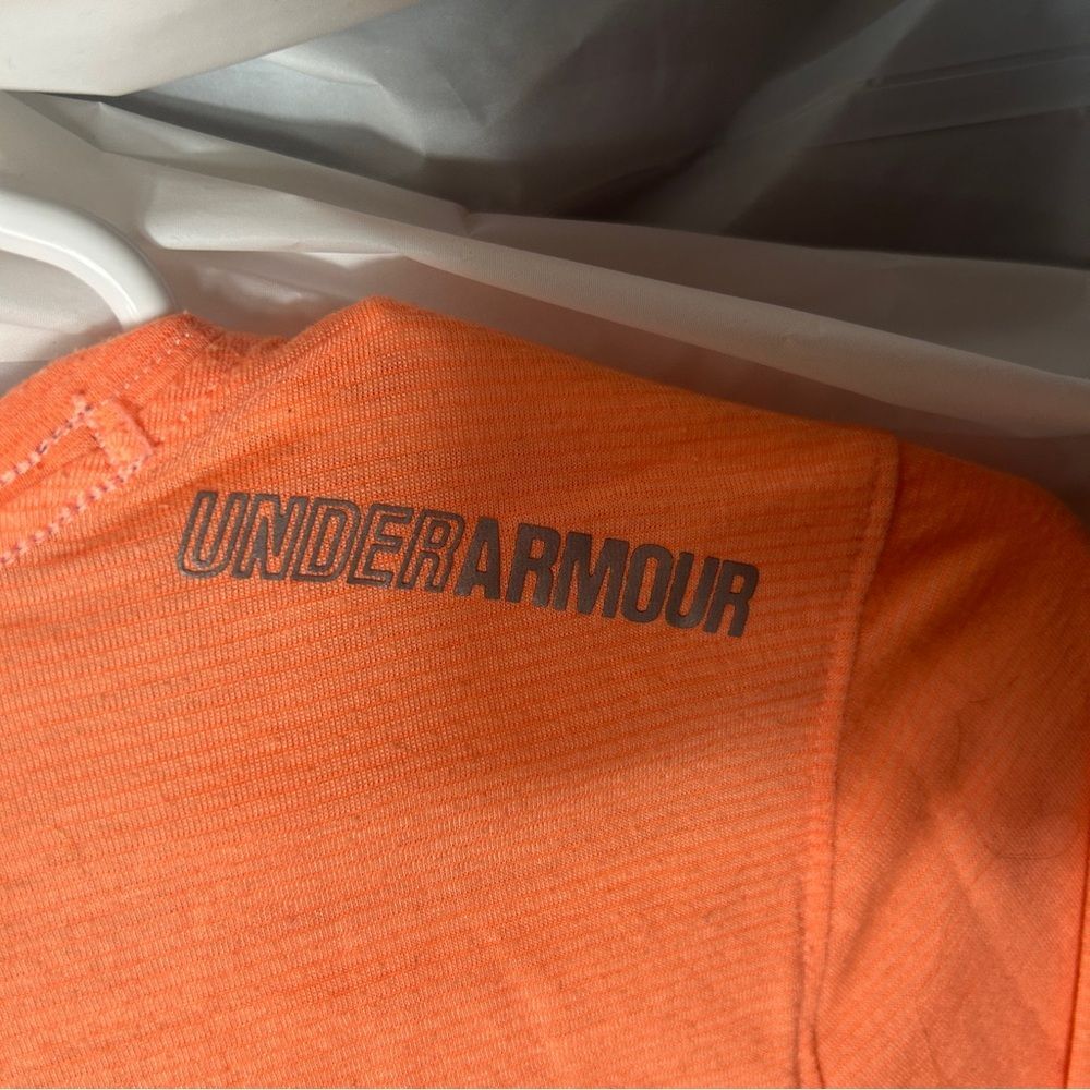 Under-Armour Womens Long Sleeve Top | Peach | Size SM/P - Picture 4 of 5